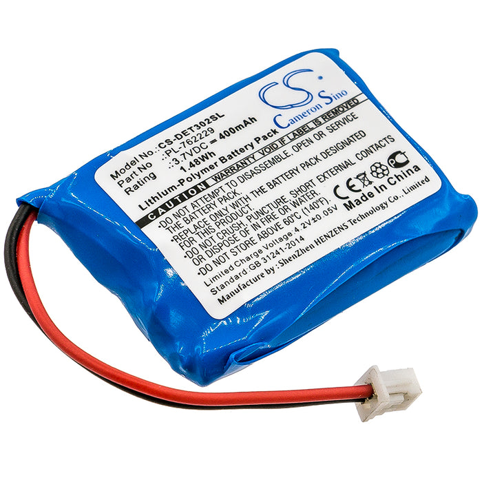 CS-DET302SL : Battery for Educator ET-300TSTransmitter, ET-300Transmitter, TransmitterET-302 and others - Replaces Educator PL-762229, V2015-E05