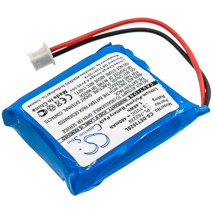 CS-DET302SL : Battery for Educator ET-300TSTransmitter, ET-300Transmitter, TransmitterET-302 and others - Replaces Educator PL-762229, V2015-E05