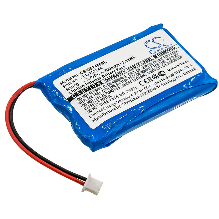 CS-DET400SL : Battery for Educator ET-400 Transmitters, ET-402 Transmitters, K9-400 Transmitters and others - Replaces Educator PL-752544, BN720LP