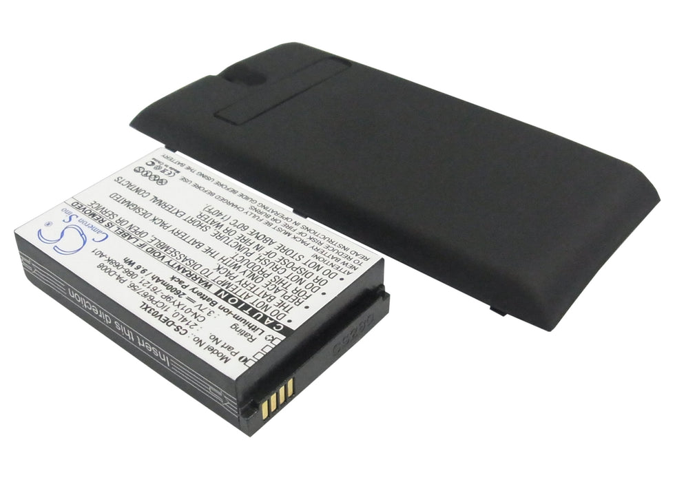 CS-DEV03XL : Battery for DELL Venue, V03B - Replaces DELL 214L0, 1ICP6/67/56, CN-01XY9P-76121 and others