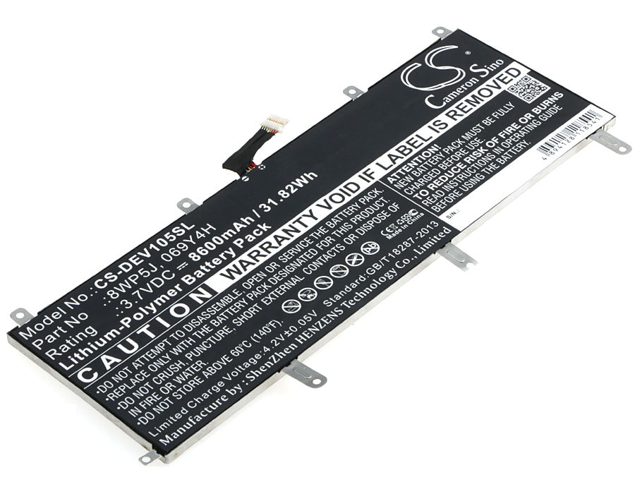 CS-DEV105SL : Battery for DELL Venue 10 5050, Venue 10 5000 - Replaces DELL 8WP5J, 069Y4H