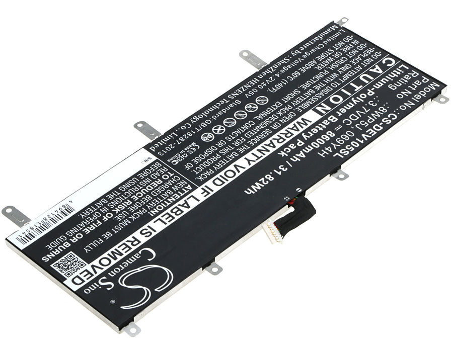 CS-DEV105SL : Battery for DELL Venue 10 5050, Venue 10 5000 - Replaces DELL 8WP5J, 069Y4H