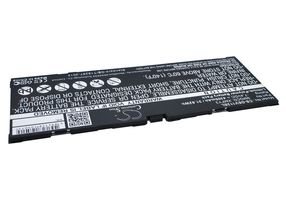 CS-DEV113SL : Battery for DELL Venue 11 Pro 5130, T06G, Venue 11 Pro 5130-9356 and others - Replaces DELL 9MGCD, XMFY3, 0T8NH4 and others