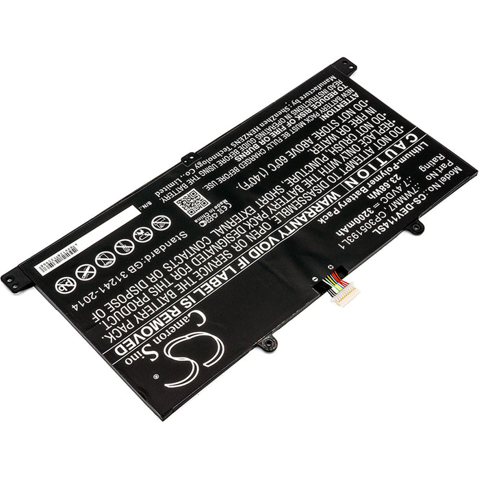 CS-DEV114SL : Battery for DELL Venue 11 Pro Keyboard Dock, D1R74, CFC6C - Replaces DELL 7WMM7, CP305193L1, DL011301-PLP22G0