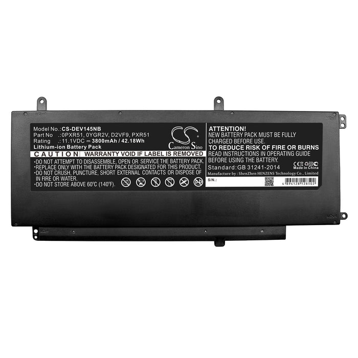 CS-DEV145NB : Battery for DELL Inspiron 15 7547, Inspiron 15 7548, Vostro 14 5000 and others - Replaces DELL 0PXR51, 0YGR2V, D2VF9 and others