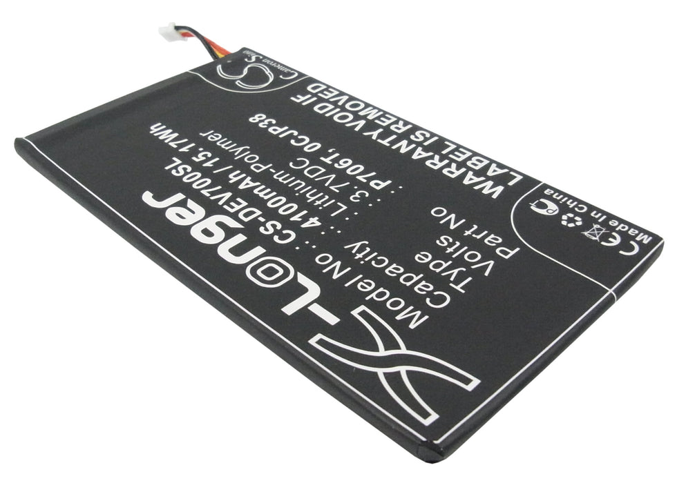 CS-DEV700SL : Battery for DELL Venue 7, Venue 8, Venue 7 3740 and others - Replaces DELL P706T, 0CJP38, 0DHM0J and others