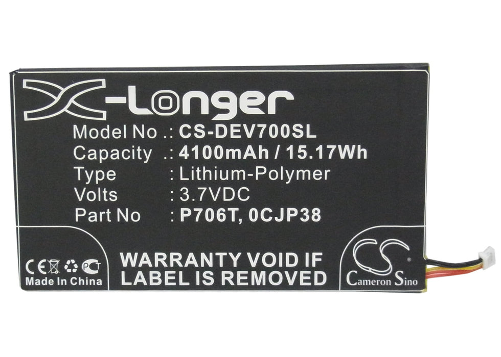 CS-DEV700SL : Battery for DELL Venue 7, Venue 8, Venue 7 3740 and others - Replaces DELL P706T, 0CJP38, 0DHM0J and others