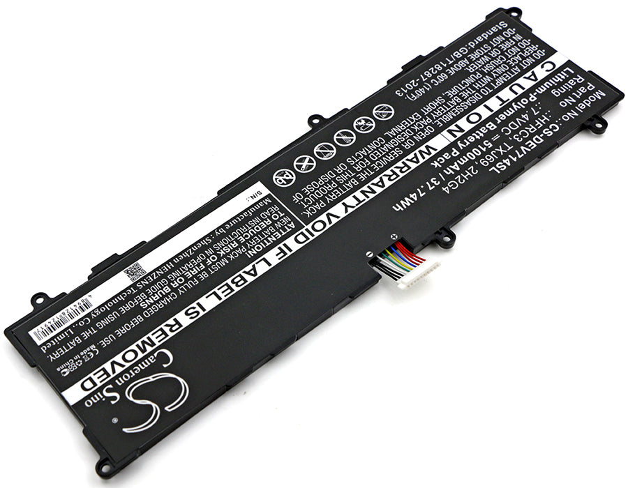 CS-DEV714SL : Battery for DELL Venue 11 Pro 7140, Venue 11 Pro 7140 Tablet, Venue Pro 7140 - Replaces DELL HFRC3, TXJ69, 2H2G4 and others