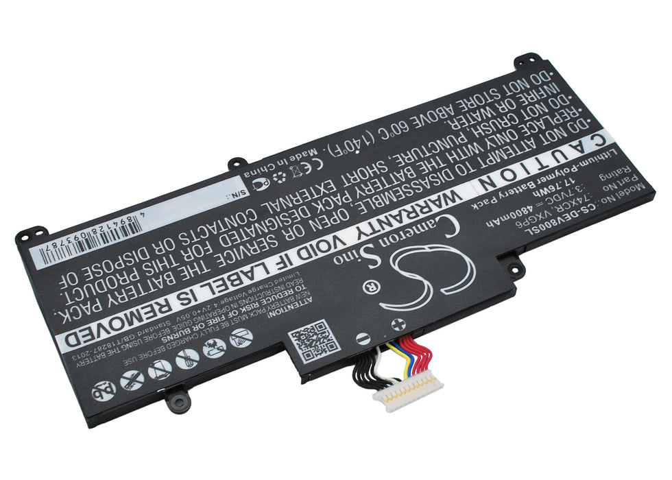 CS-DEV800SL : Battery for DELL Venue 8 Pro, T01D, T10D-5830 - Replaces DELL 74XCR, VXGP6