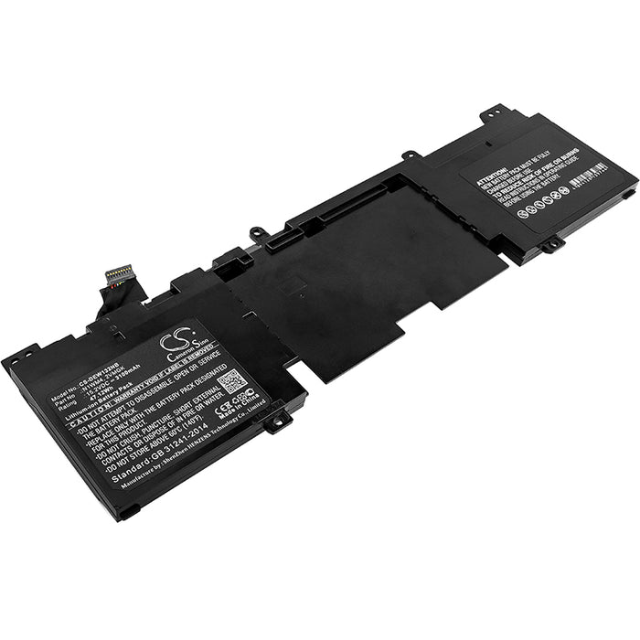 CS-DEW132NB : Battery for DELL Alienware 13 R2, Alienware 13 R2 13.3", AW13R2-1678SLV and others - Replaces DELL N1WM4, 2VMGK, 3V806 and others