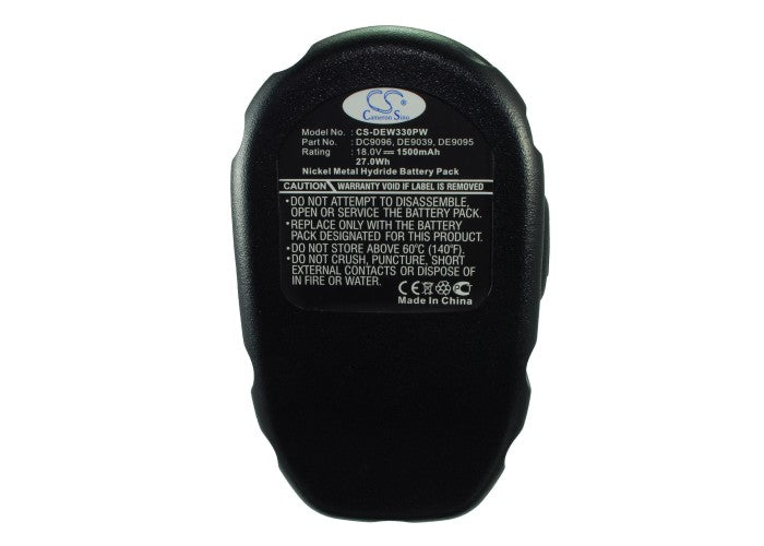 CS-DEW330PW : Battery for DeWalt DC212, DC213KB, DC330 and others - Replaces DeWalt DC9096, DE9039, DE9095 and others