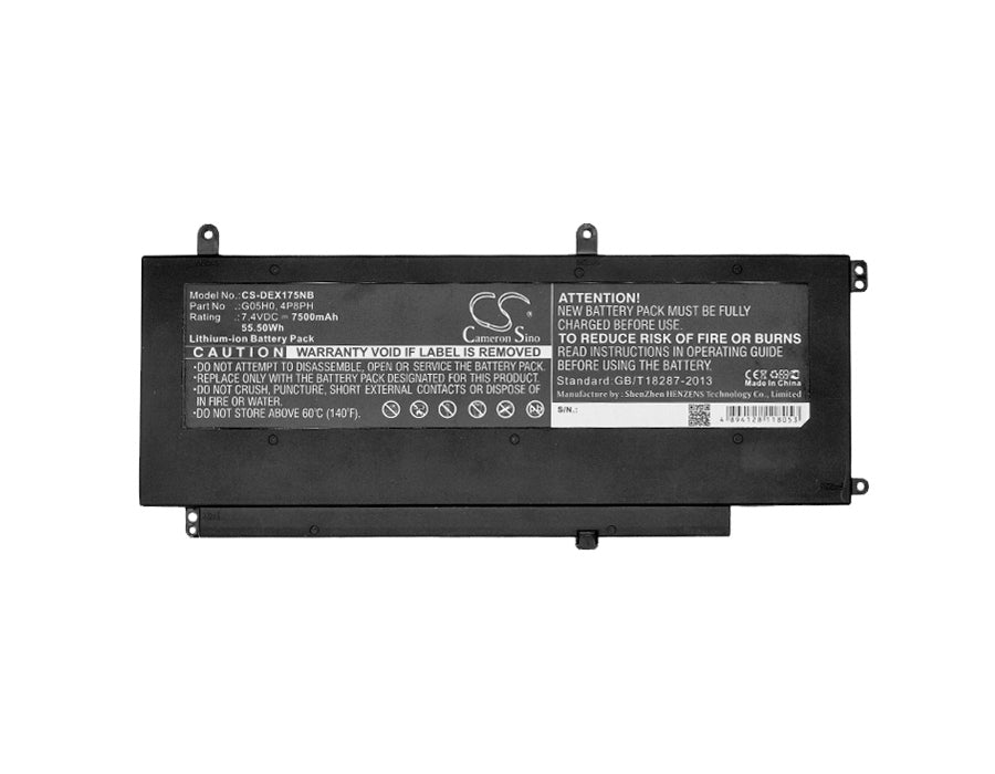 CS-DEX175NB : Battery for DELL Inspiron 15 7000, Inspiron 15 7347, Inspiron 15 7548 and others - Replaces DELL G05H0, 4P8PH