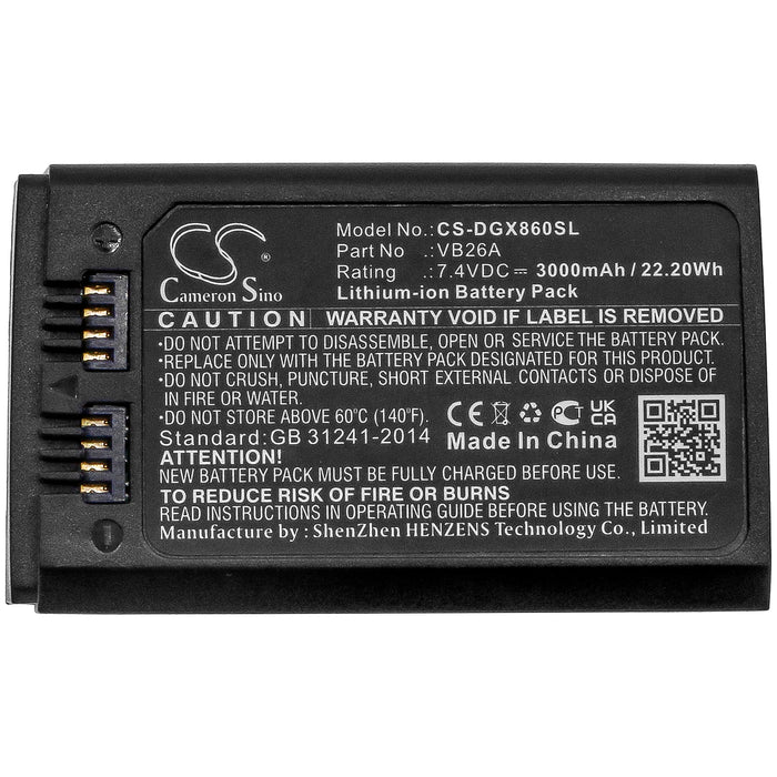 CS-DGX860SL : Battery for GODOX V860III - Replaces GODOX VB26A, VB26B