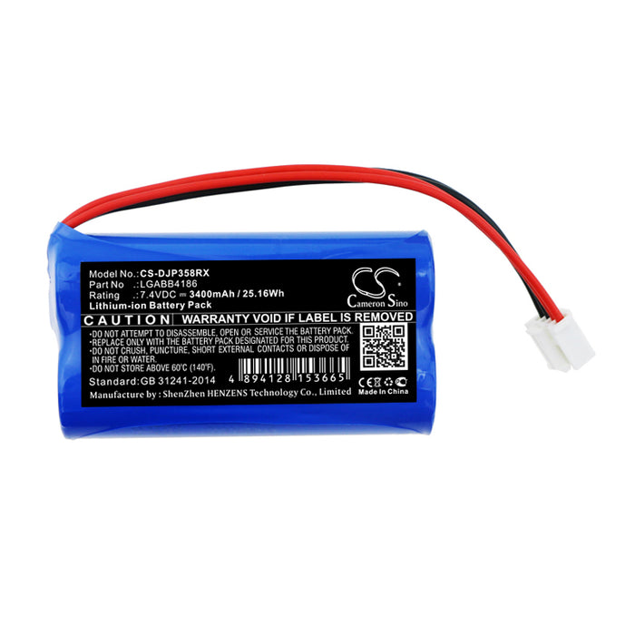 CS-DJP358RX : Battery for DJI Phantom 3 Standard, Phantom 3 4K, GL358WB - Replaces DJI LGABB4186, RC03012