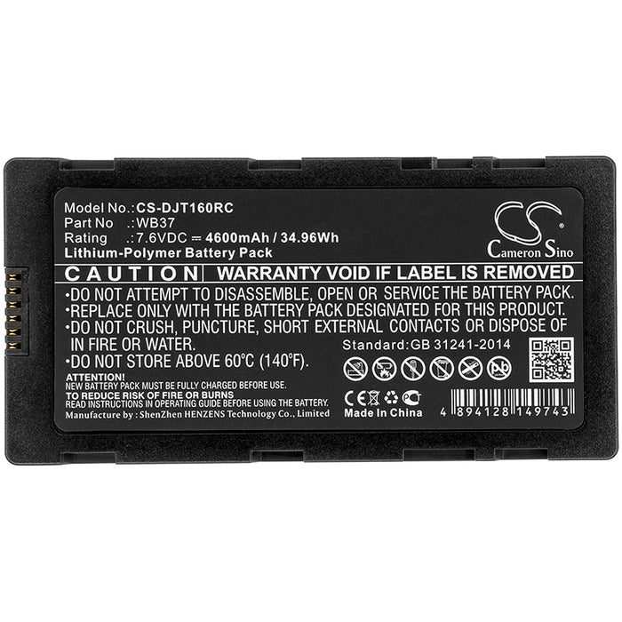 CS-DJT160RC : Battery for DJI CrystalSky Ultra 7.85 Monitor, Cendence Remote Controller, CrystalSky 5.5 Monitor and others - Replaces DJI WB37