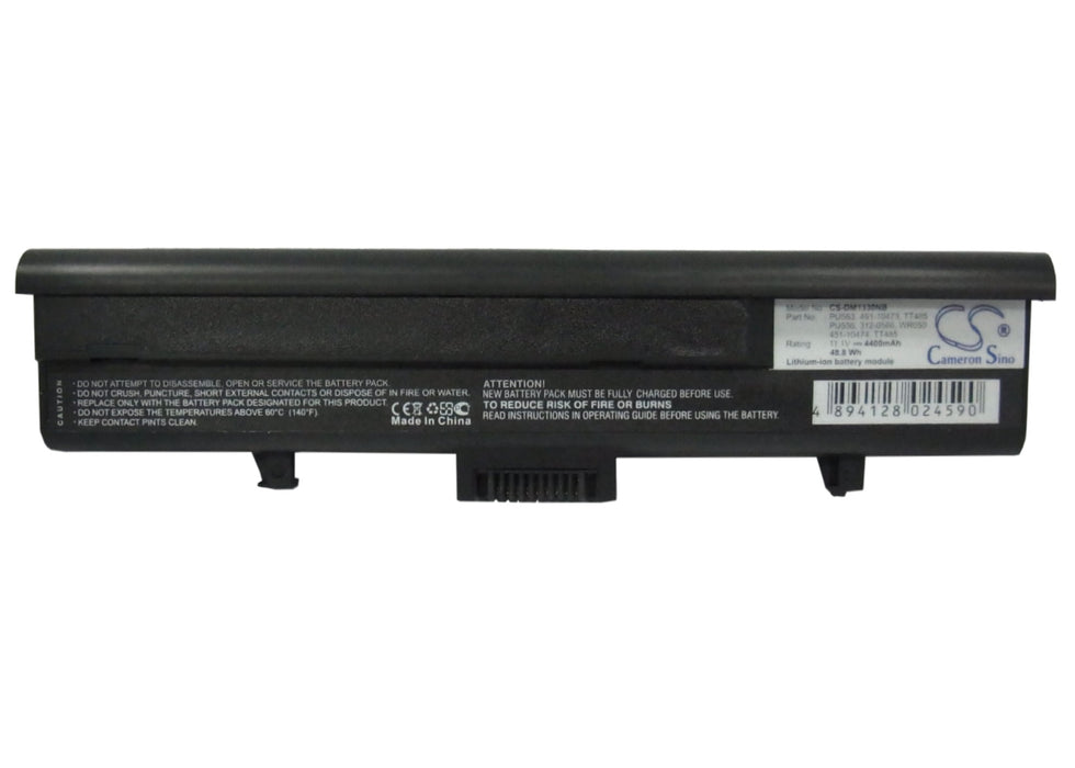 CS-DM1330NB : Battery for DELL XPS M1330, Inspiron 1318, XPS M1350 - Replaces DELL WR050, 451-10473, TT485 and others