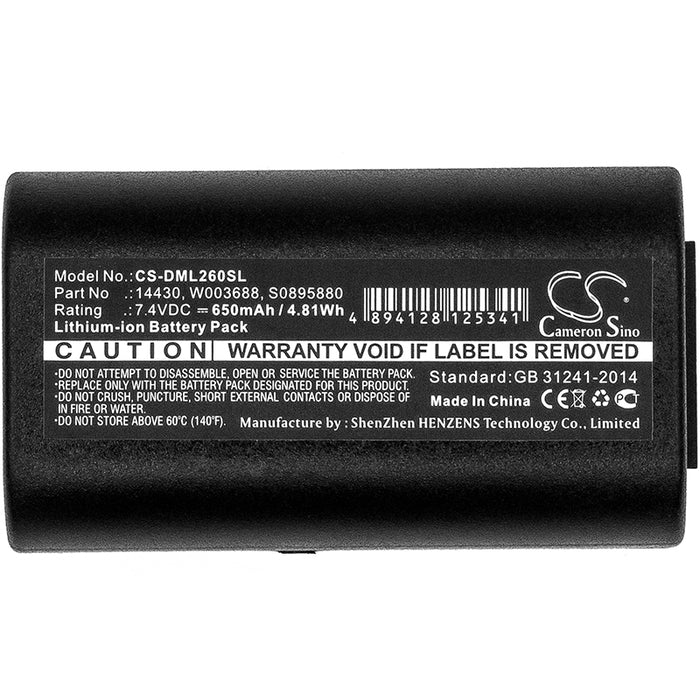 CS-DML260SL : Battery for DYMO 260P, 280, PnP and others - Replaces DYMO S0915380, 1758458, 14430 and others