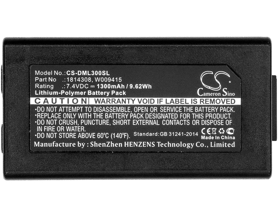 CS-DML300SL : Battery for DYMO XTL 300, LabelManager LM-500TS, LabelManager 500TS and others - Replaces DYMO 1814308, W009415, 643463