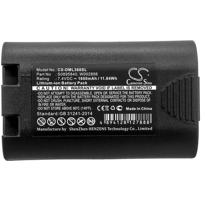 CS-DML360SL : Battery for DYMO R5200, LM360D, LM420P and others - Replaces DYMO S0895840, W002856, 1759398