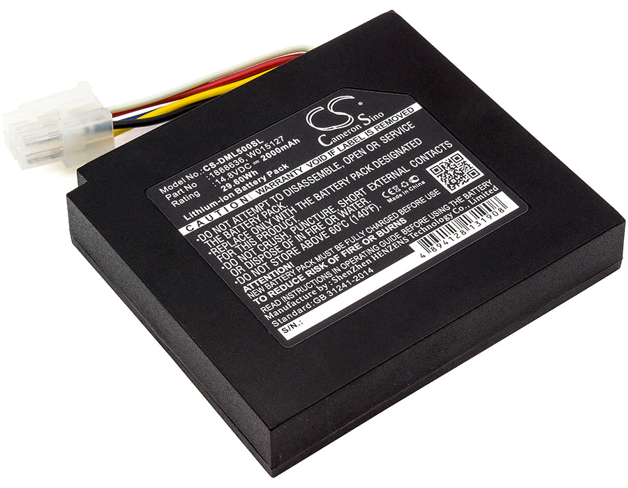 CS-DML500SL : Battery for DYMO XTL 500, XTL 500 Label Maker, LabelManager 500TS and others - Replaces DYMO 1888636, 634169A, W015127