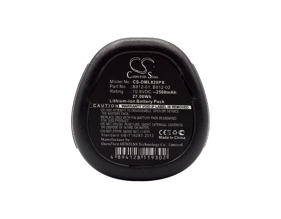 CS-DML820PX : Battery for DREMEL 8200, 8220, 8300 - Replaces DREMEL B812-01, B812-02
