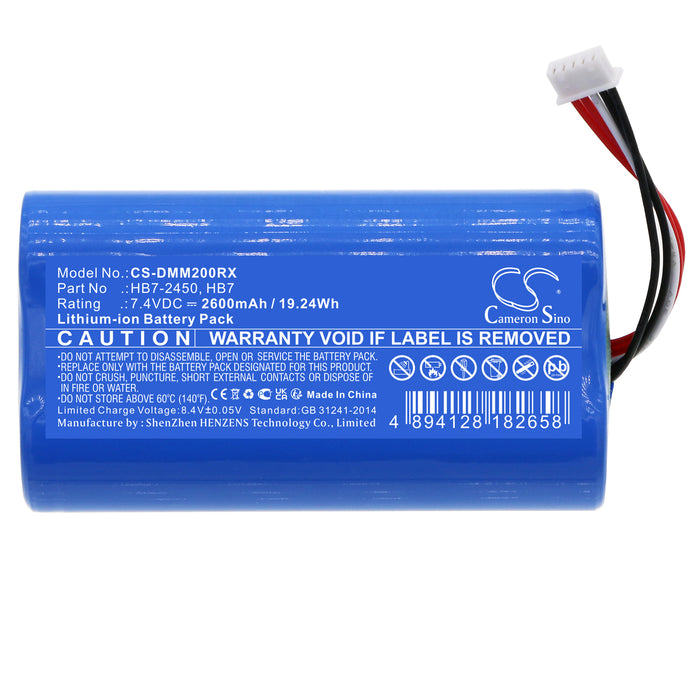 CS-DMM200RX : Battery for DJI Mavic Mini 2 Remote Controller - Replaces DJI HB7-2450, HB7