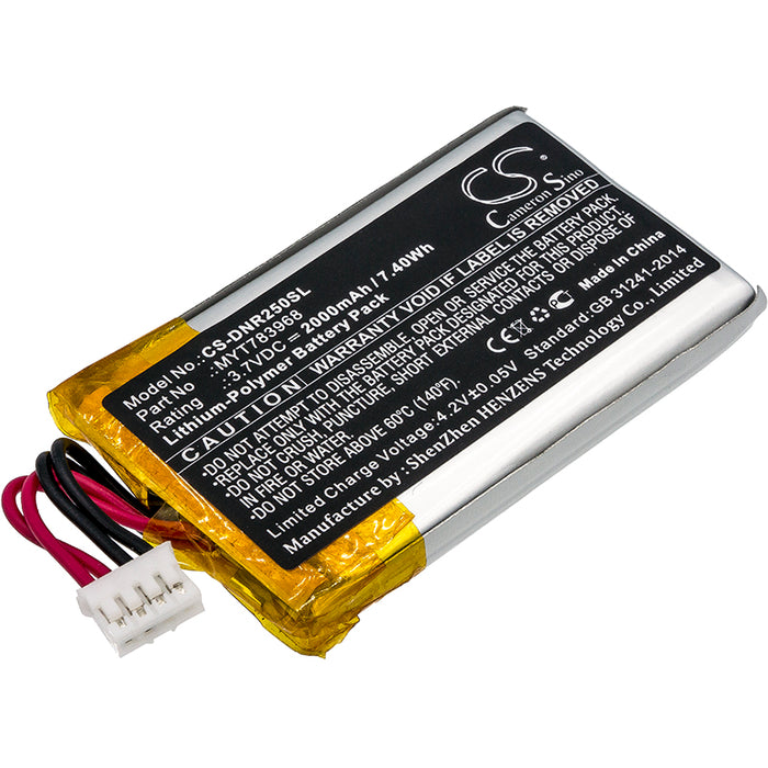 CS-DNR250SL : Battery for DeLorme inReach SE, INCRH20, InReach Explorer and others - Replaces DeLorme MYT783968