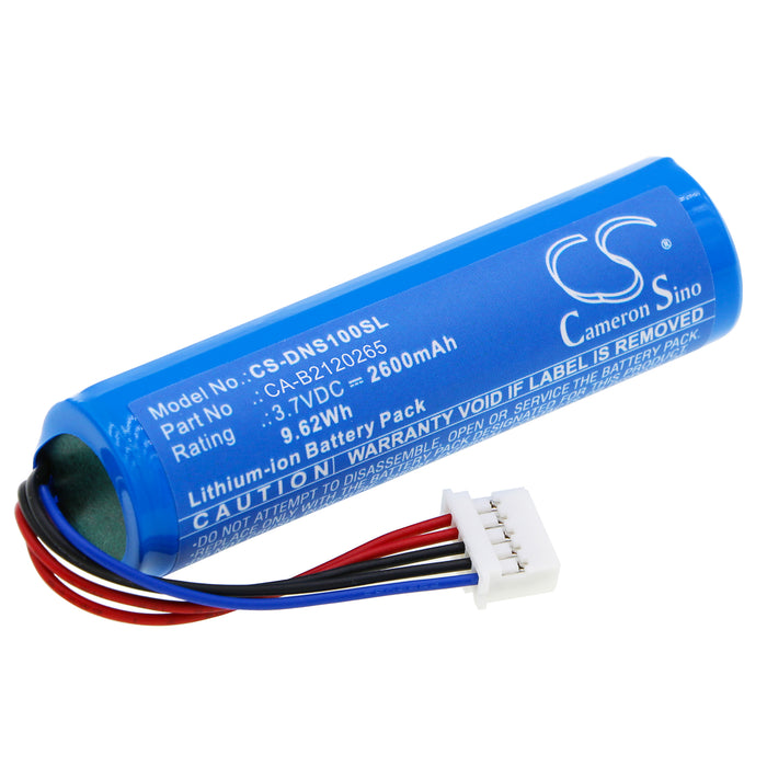 CS-DNS100SL : Battery for Denon Envaya Mini, DSB-100 - Replaces Denon CABICR18650-260, CA-B2120265