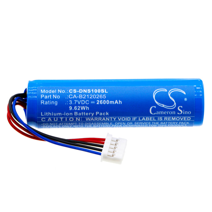 CS-DNS100SL : Battery for Denon Envaya Mini, DSB-100 - Replaces Denon CABICR18650-260, CA-B2120265