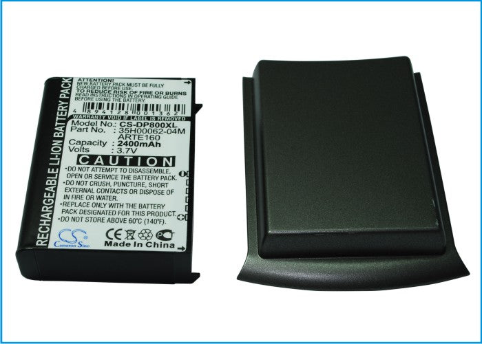 CS-DP800XL : Battery for HTC P3300, P3350, Artemis and others - Replaces HTC ARTE160, 35H00062-04M