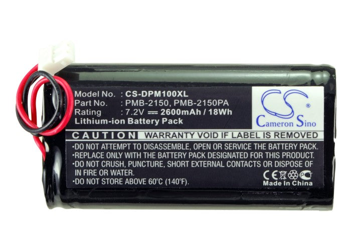 CS-DPM100XL : Battery for DAM PM100-DK, PM100II-DK, PM100III-DK and others - Replaces DAM PMB-2150, PMB-2150PA