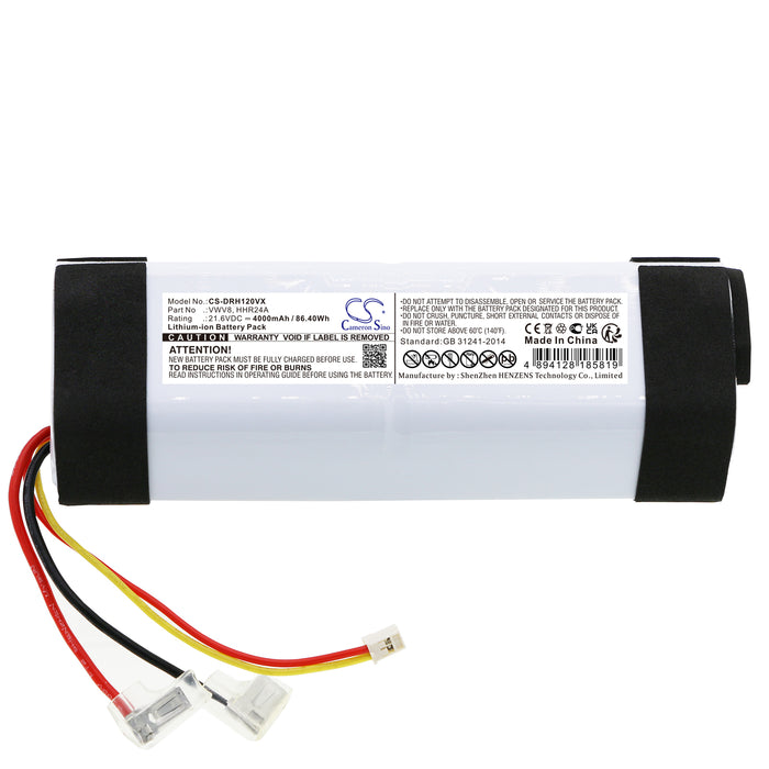 CS-DRH120VX : Battery for Dreame H10, H11, H12 Max and others - Replaces Dreame VWV8, HHR24A, SZ2101