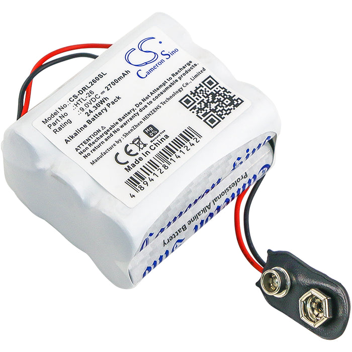 CS-DRL260SL : Battery for Vingcard 12, 1200 - Replaces Vingcard HTL-26, EBDL-26, DL-26