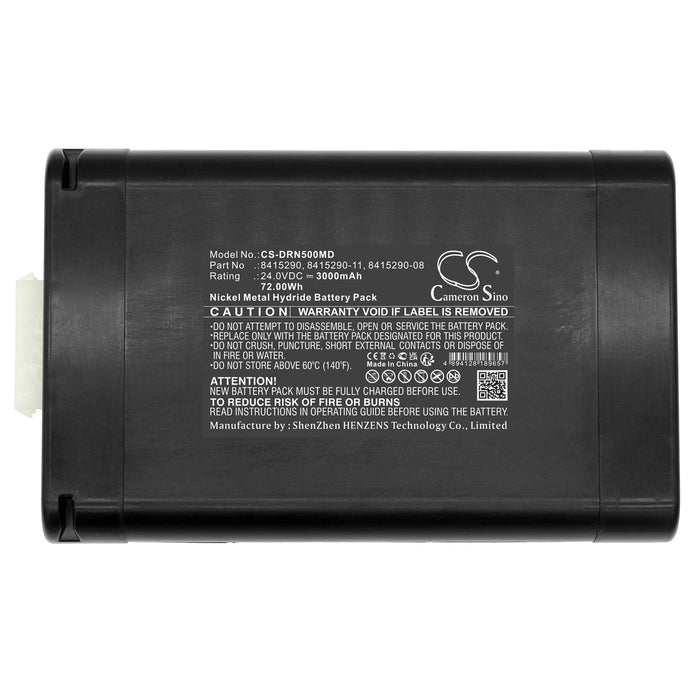 CS-DRN500MD : Battery for Drager Babylog VN500, Monitor c700, Evita V500 and others - Replaces Drager 8415290, 8415290-11, 8415290-08 and others