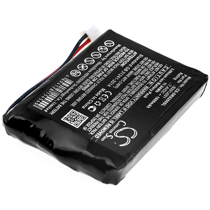 CS-DRS200SL : Battery for Deviser DS2000, DS2000A, DS2000B and others - Replaces Deviser B201J001