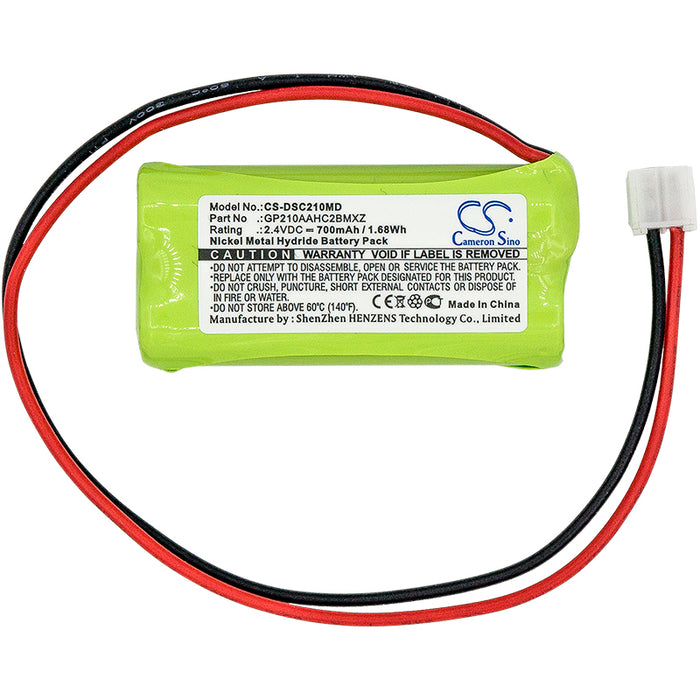 CS-DSC210MD : Battery for Dentsply Smartlite Curer, Propex II - Replaces Dentsply GP210AAHC2BMXZ, Y-EP9-403, GP50NH4SMXZ