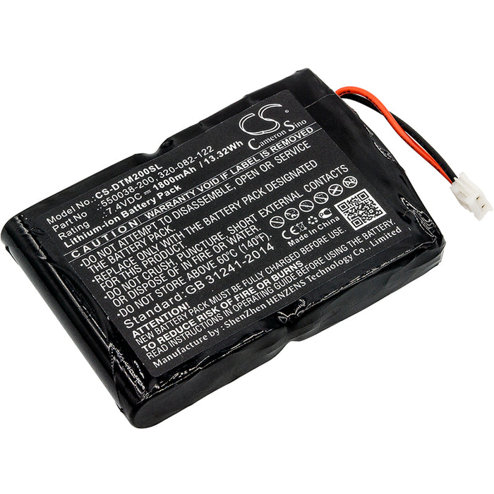 CS-DTM200SL : Battery for ONeil MF2te - Replaces ONeil 550038-200, 320-082-122, 550038-201