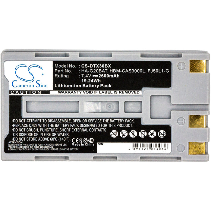 CS-DTX30BX : Battery for Hioki LR8511, LR8510 - Replaces Hioki Z1007