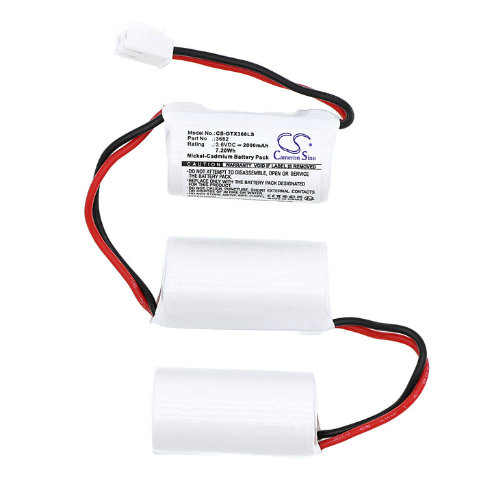 CS-DTX368LS : Battery for DOTLUX EXITtop, 3679 - Replaces DOTLUX 3682