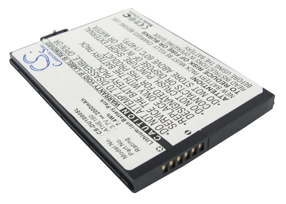 CS-DU1000SL : Battery for T-Mobile MDA Ameo, MDA Ameo 16GB - Replaces T-Mobile ATHE160, 35H00081-00M