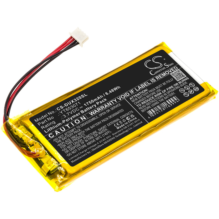 CS-DUX320SL : Battery for XDUOO X3 Mark II - Replaces XDUOO YT653071