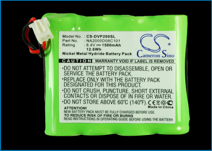 CS-DVP200SL : Battery for Dual DAB 20 - Replaces Dual NA2000D08C101