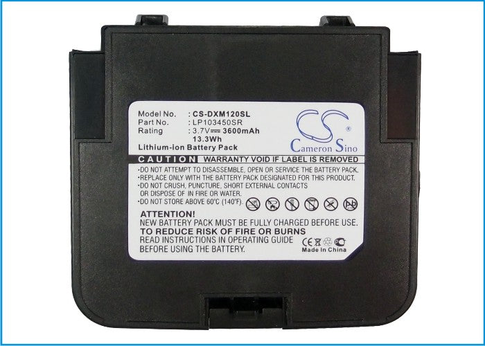 CS-DXM120SL : Battery for Delphi XM Satellite Radio SA10120 Roady, SA10120 - Replaces Delphi LP103450SR, SA10120
