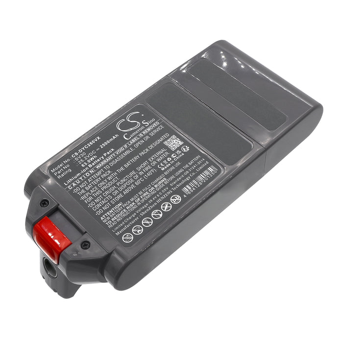 CS-DYC260VX : Battery for Dyson V12 SV20, SV26, SV30 and others - Replaces Dyson SV30, 394167-1, 386706-85 and others