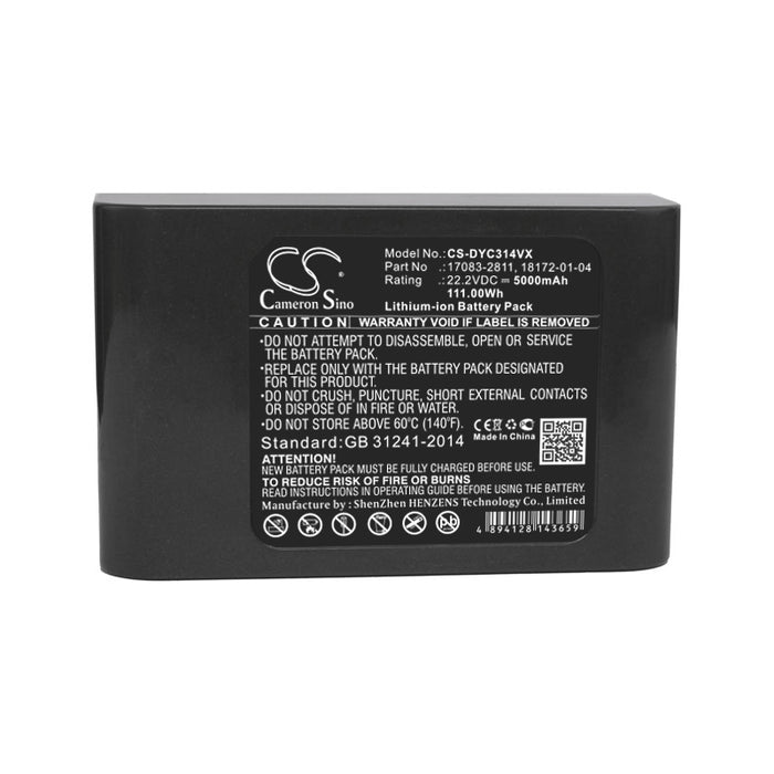 CS-DYC314VX : Battery for Dyson DC31, DC34, DC35 and others - Replaces Dyson 17083-2811, 18172-01-04, 17083-4211 and others