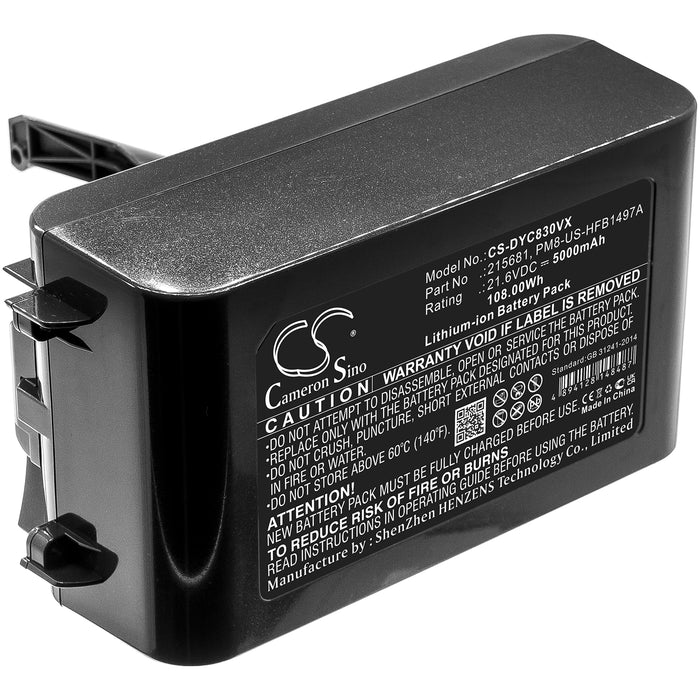 CS-DYC830VX : Battery for Dyson V8, V8 Animal, V8 Absolute and others - Replaces Dyson 215681, PM8-US-HFB1497A, PU2-JP-HFA4456A and others