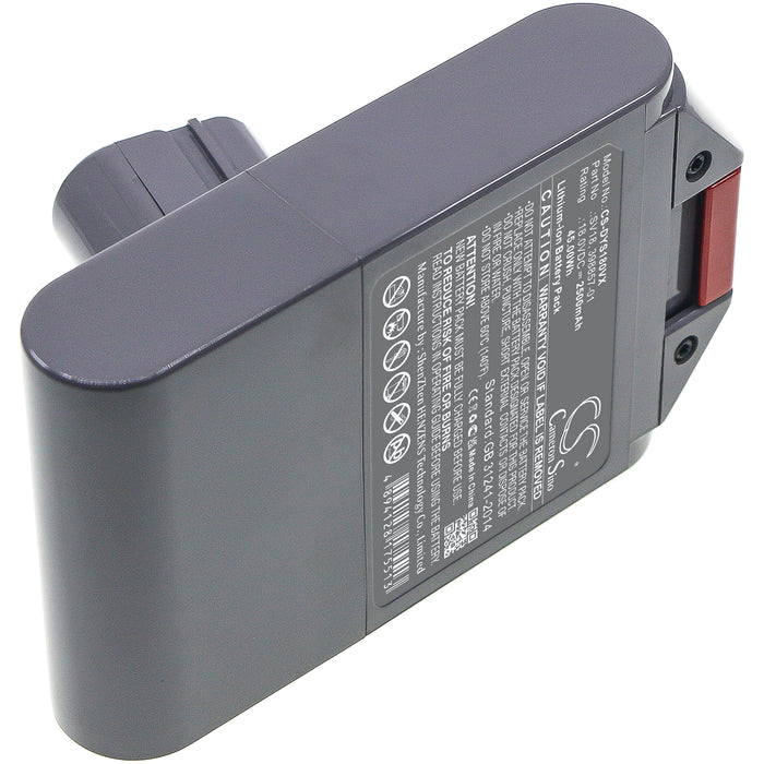 CS-DYS180VX : Battery for Dyson V10 Slim, V10 Digital Slim, V10 Digital Slim Fluffy Extra and others - Replaces Dyson SV18, 398857-01, 965171-02 and others