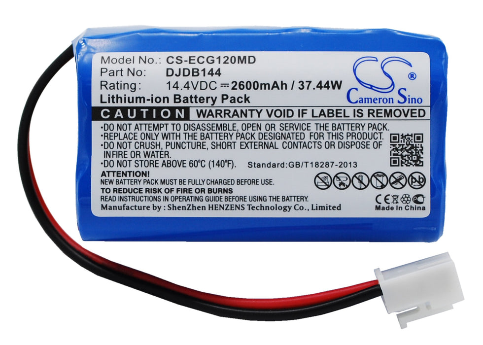 CS-ECG120MD : Battery for Dongjiang ECG-1220 - Replaces CMICS DJDB144