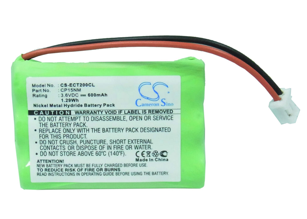 CS-ECT200CL : Battery for Alcatel Altiset Comfort, Altiset Pro, Altiset S and others - Replaces Alcatel NTM/BKBNB 101 13/1, CP15NM, NC2136 and others