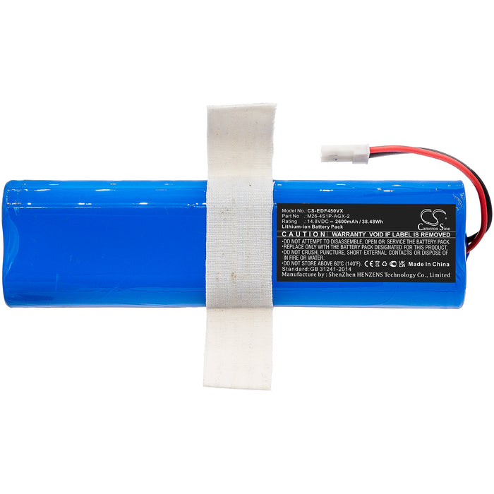 CS-EDF450VX : Battery for Ecovacs Deebot DF45, Deebot DF45 Sweeping Robot Cleaner - Replaces Ecovacs M26-4S1P-AGX-2